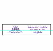 * Etiketten op rol model 20 *    45 x 16 mm