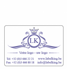 * Etiketten op rol model 69 *     58 x 40  mm