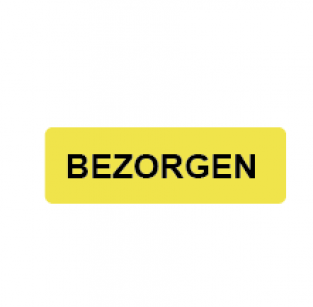 Bezorgen - 30 x 10 mm