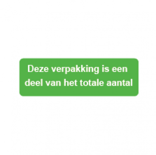 Deze verpakking is een deel van het totale aantal - 30x10mm