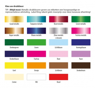 * Etiketten op rol model 81 *     46 x 27 mm