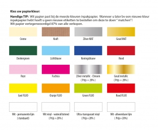 Etiquettes sur rouleaux modèle 73    - 65 x 27 mm