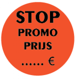 Etiquettes promotion FLUO 