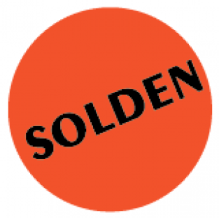 Solden etiketten FLUO