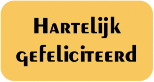 Hartelijk Gefeliciteerd