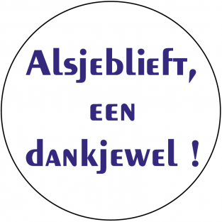 Alsjeblieft, een dankjewel!