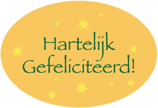 Hartelijk gefeliciteerd