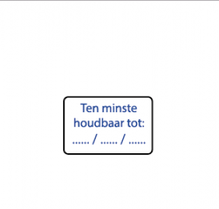 ten minste houdbaar tot Mod 1